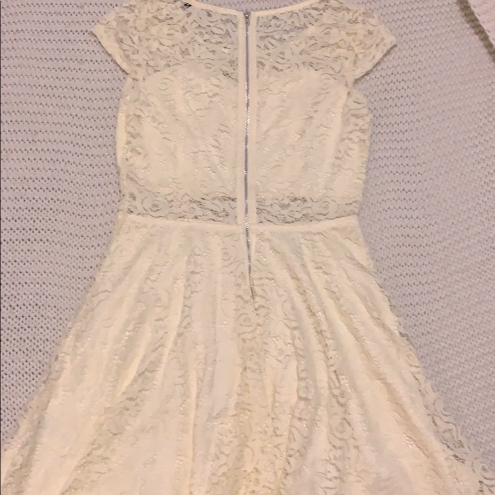 White Lace Dress - Picture 2 of 4
